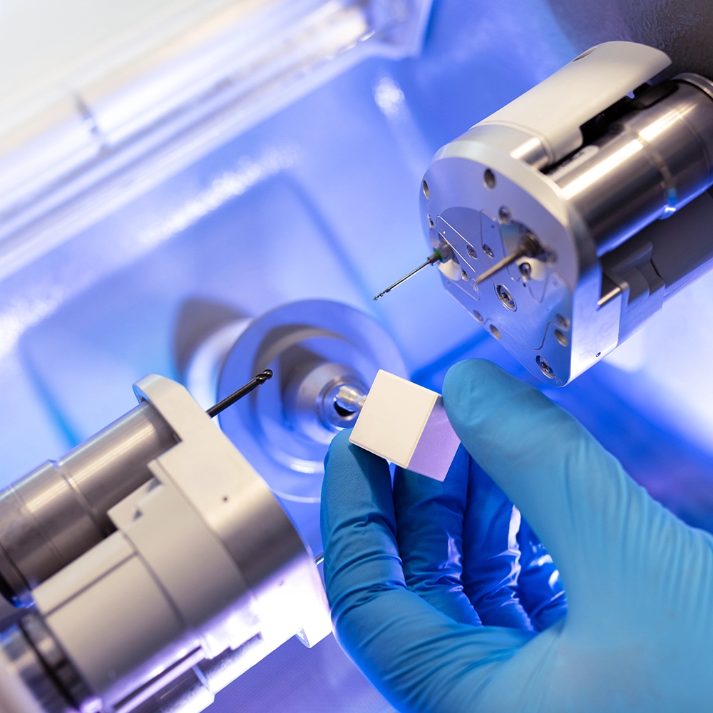 Image of a machine used to create dental crowns.